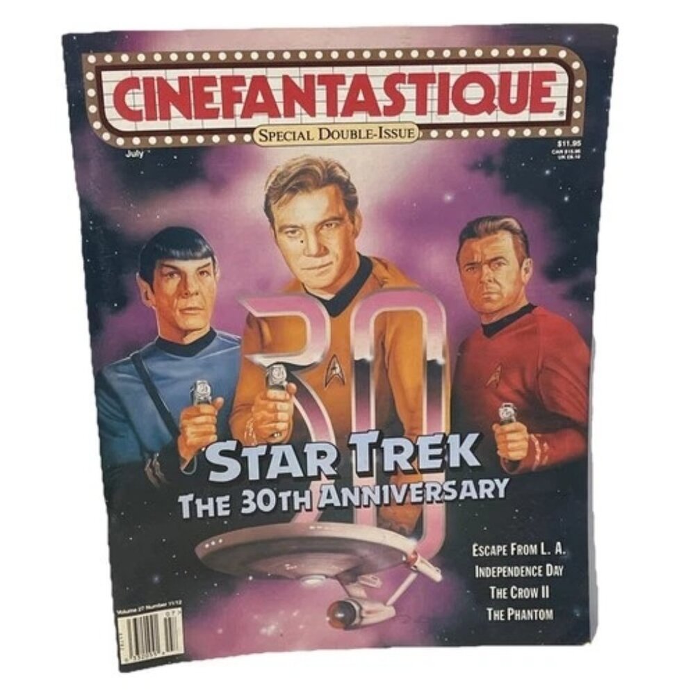 Cinefantastique Magazine July 1996 Star Trek 30th Anniversary Vol 27 11/12 SciFi